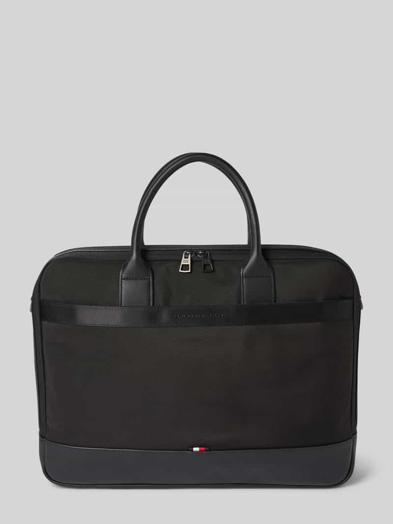 Tommy Hilfiger Laptoptas met logostructuur