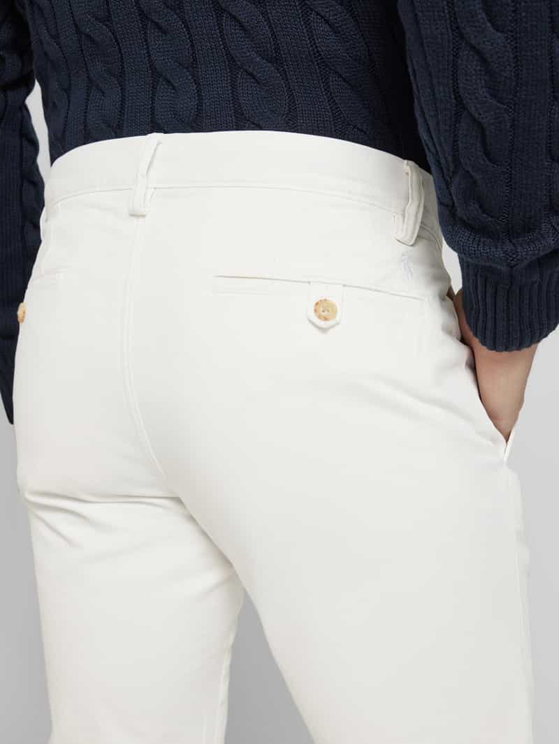 Polo Ralph Lauren Slim stretch fit chino met riemlussen