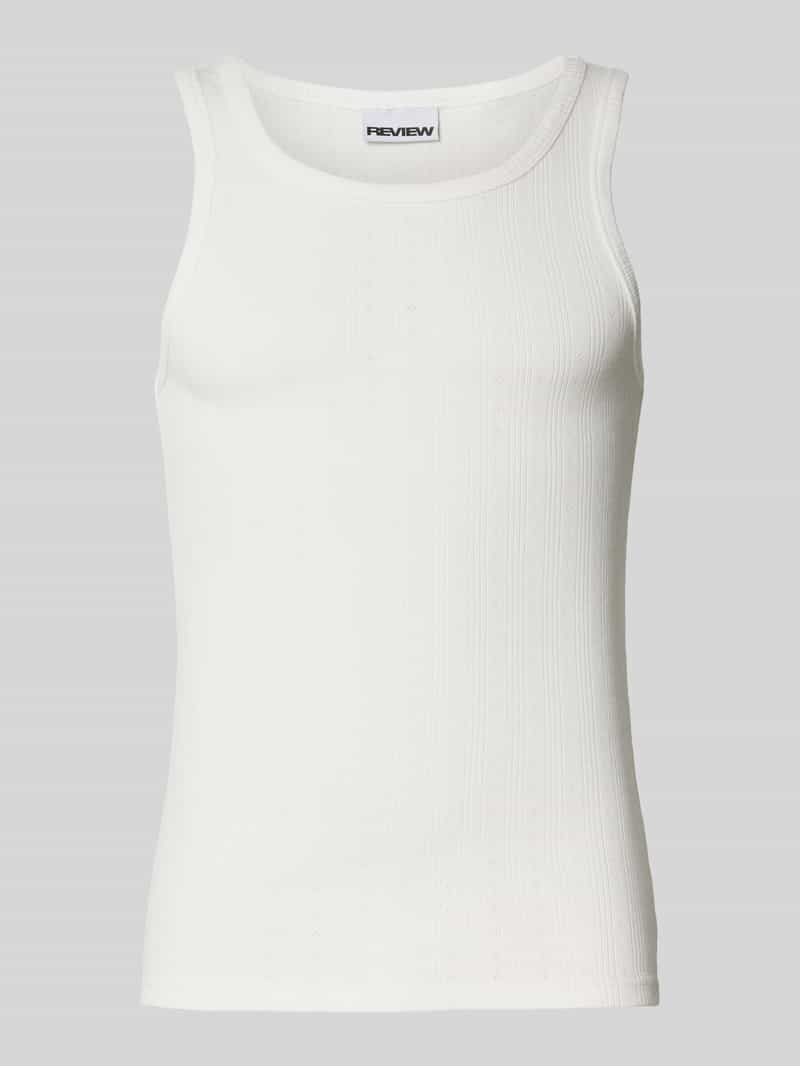 REVIEW Tanktop met ribboorden