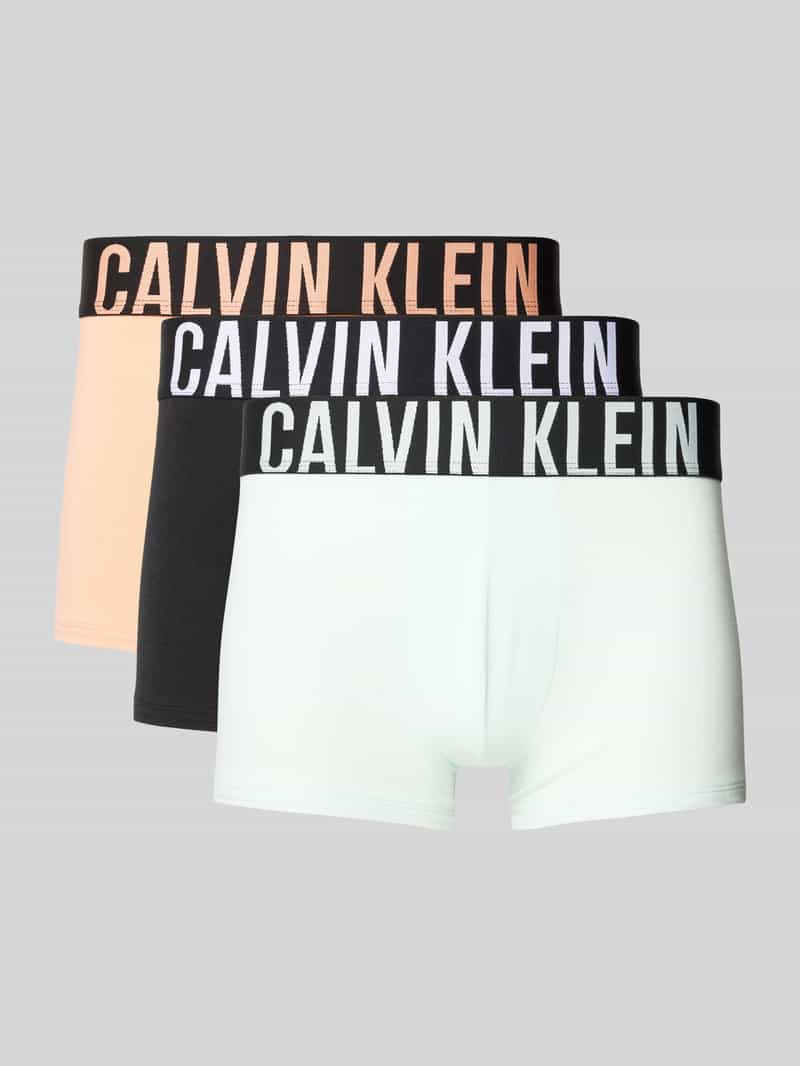 Calvin Klein Underwear Boxershort met elastische band met logo in een set van 3 stuks