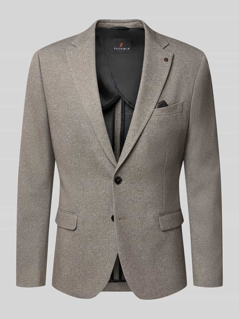 Zuitable Slim fit colbert met katoen-aandeel model 'Nick'