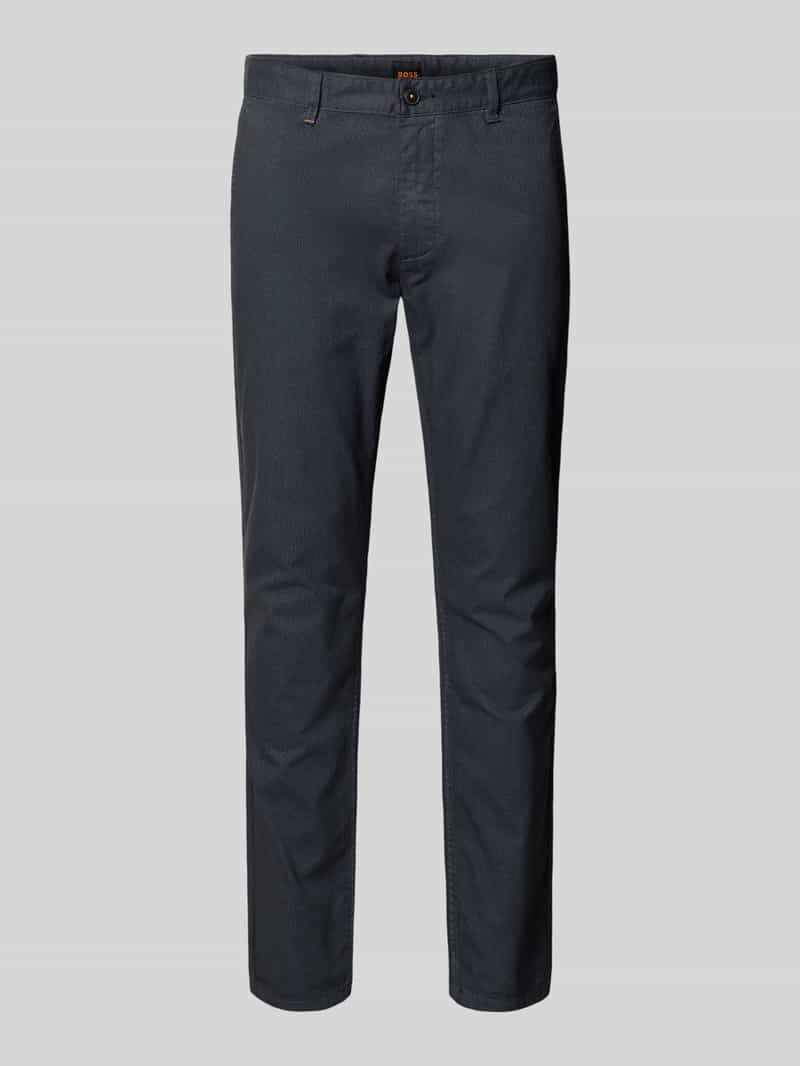 Boss Orange Slim fit chino van katoenmix