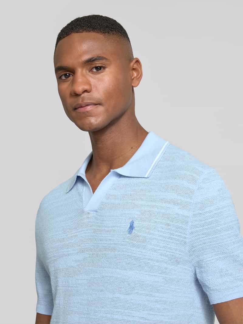 Polo Ralph Lauren Poloshirt met labelstitching model 'JOHNNY'