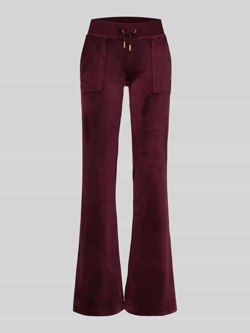 Juicy Couture Sweatbroek met fluweellook model 'Layla Gold'