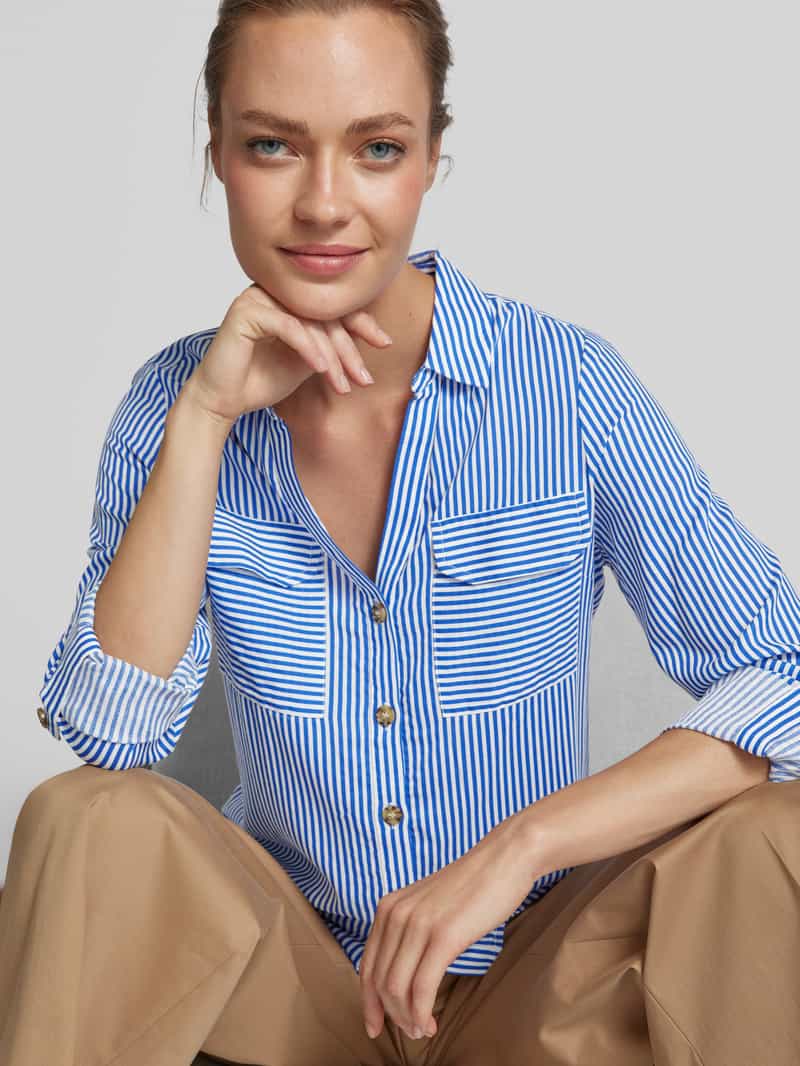 Vero Moda Overhemdblouse met knoopsluiting model 'BUMPY'