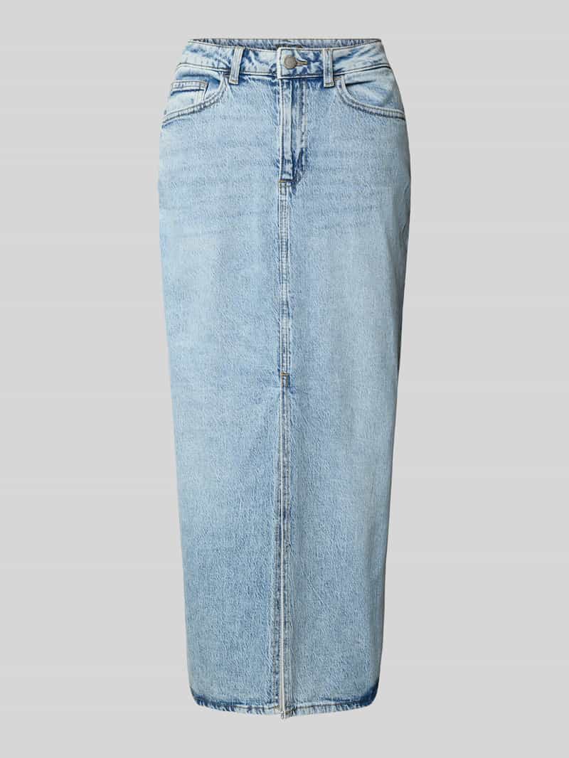 Vila Jeansrok met loopsplit model 'JAF'