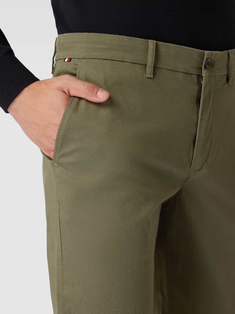 Tommy Hilfiger Regular fit chino met structuurmotief model 'DENTON'