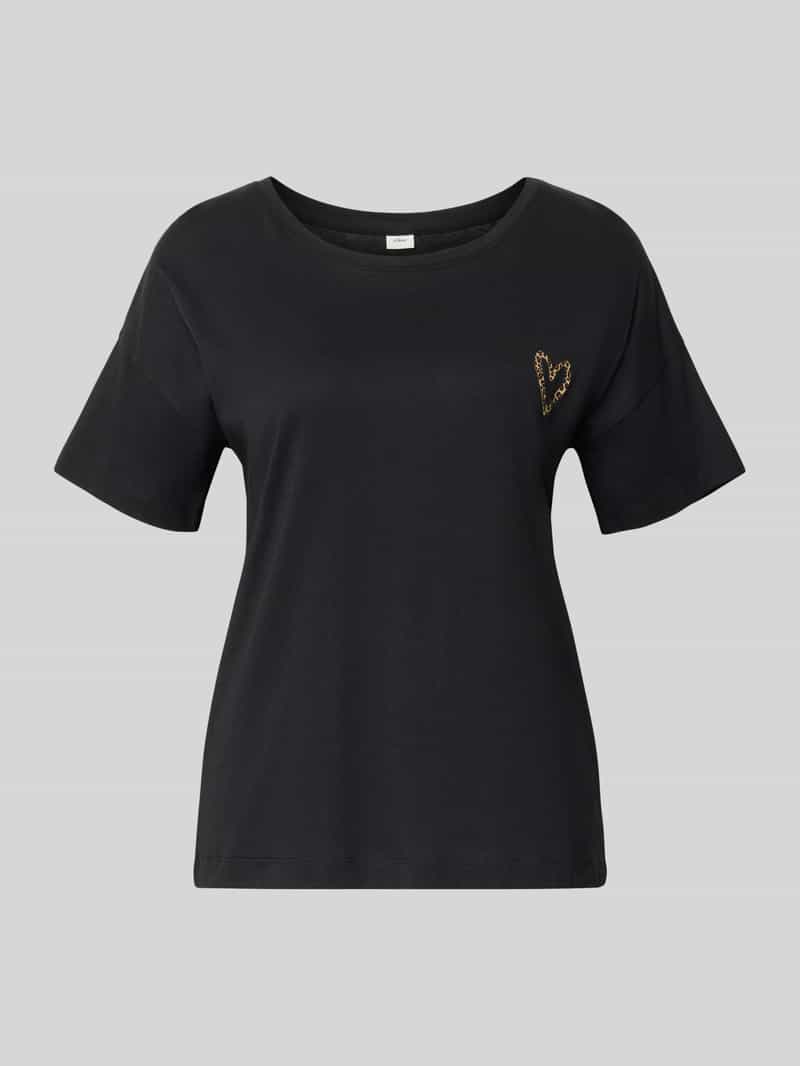 s.Oliver RED LABEL Regular fit pyjamabovendeel van een mix van katoen en viscose