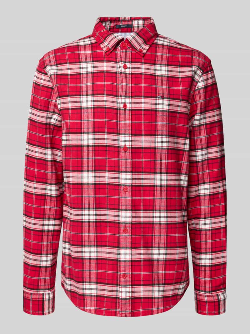 Tommy Jeans Regular fit vrijetijdsoverhemd van puur katoen