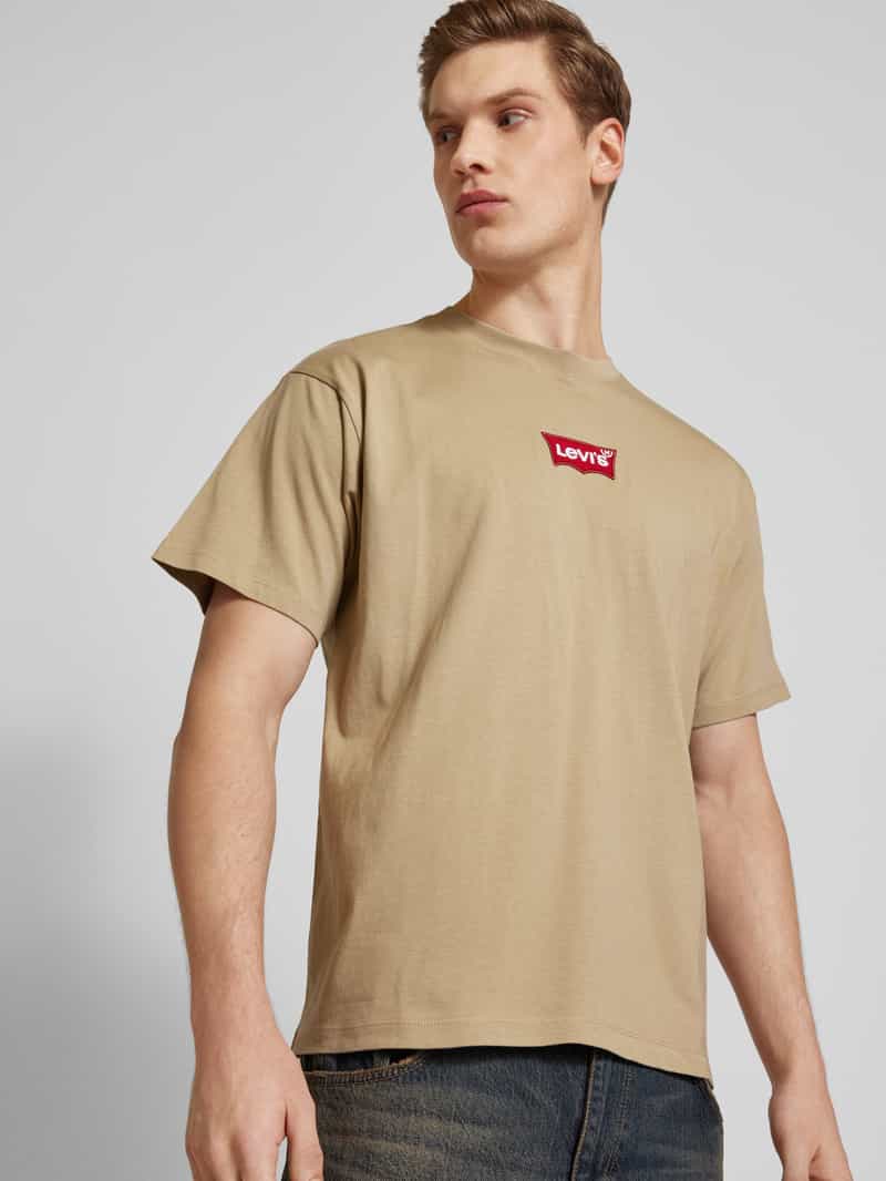 Levi's T-shirt met labelmotief