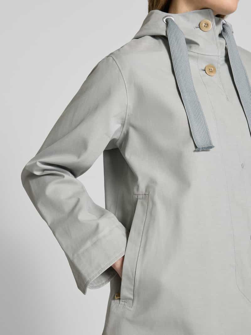 G-LAB Lange jas met capuchon model 'CLEO'