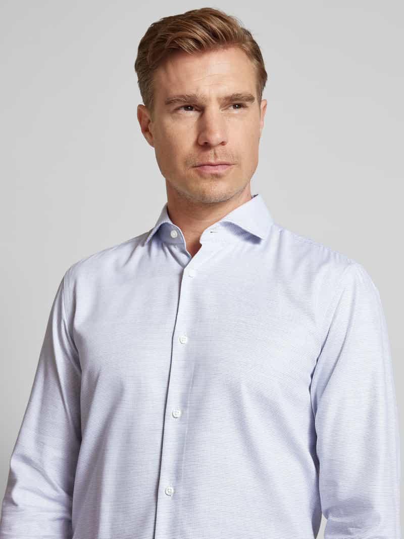 Boss Slim fit zakelijk overhemd met haaikraag