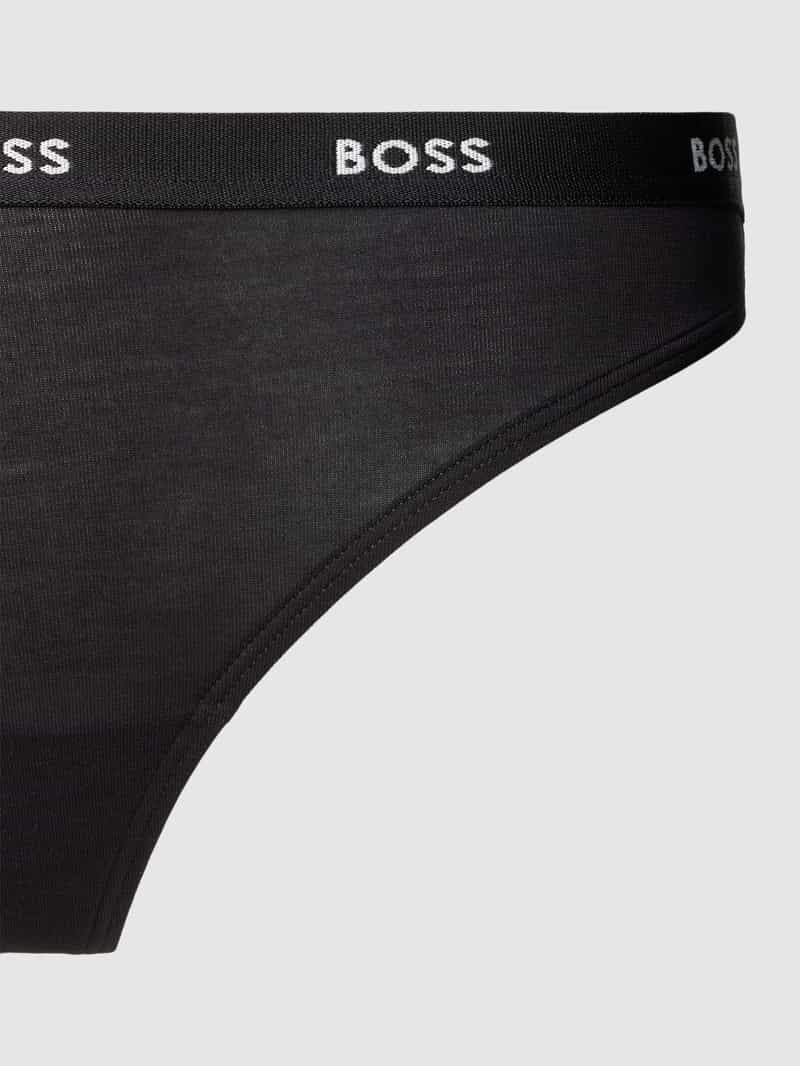 Boss String met elastische band met logo