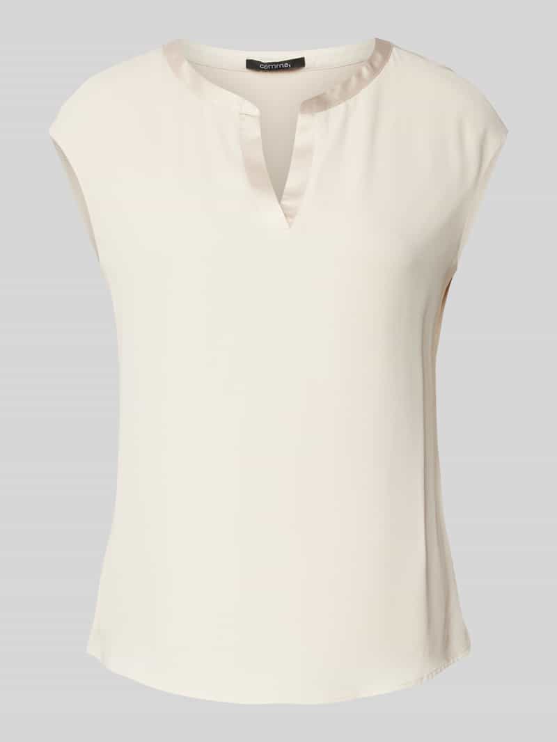 comma T-shirt met V-hals