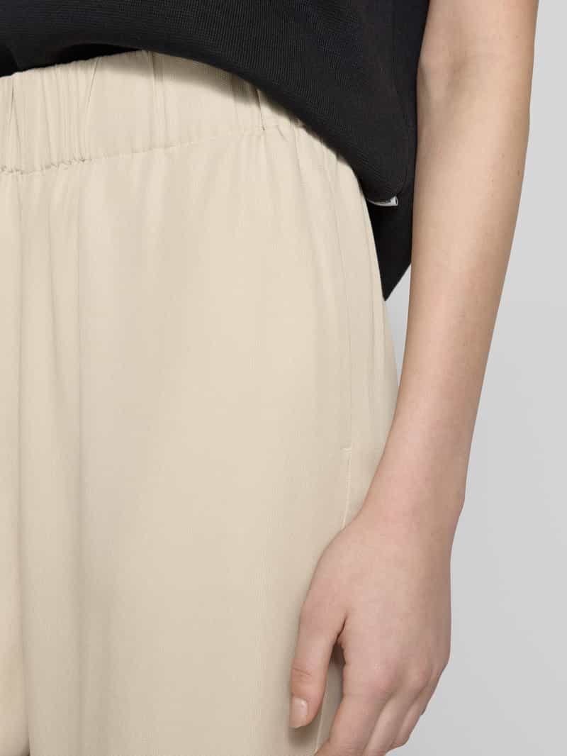 Marc O'Polo DENIM Wide leg stoffen broek met verkort model