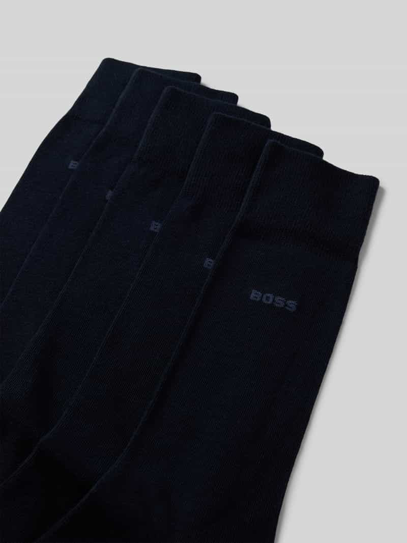 Boss Sokken met labeldetail in een set van 5 paar