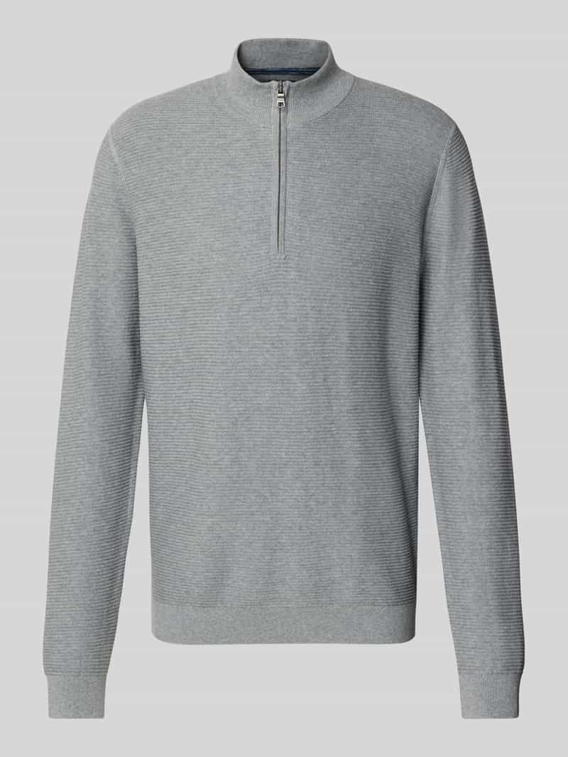 OLYMP Level Five Gebreide pullover met schipperskraag