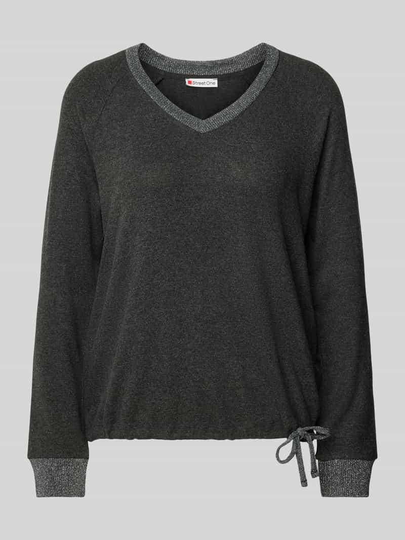 Street One Sweatshirt met ribboorden