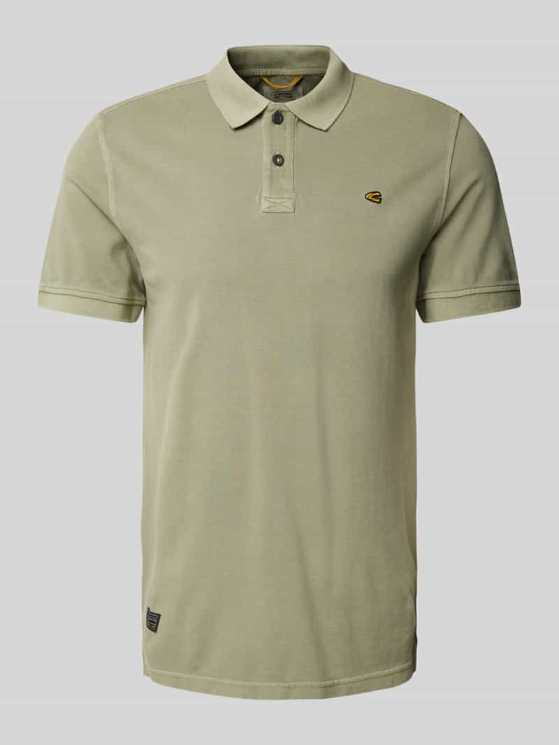 Camel active Poloshirt met labelstitching