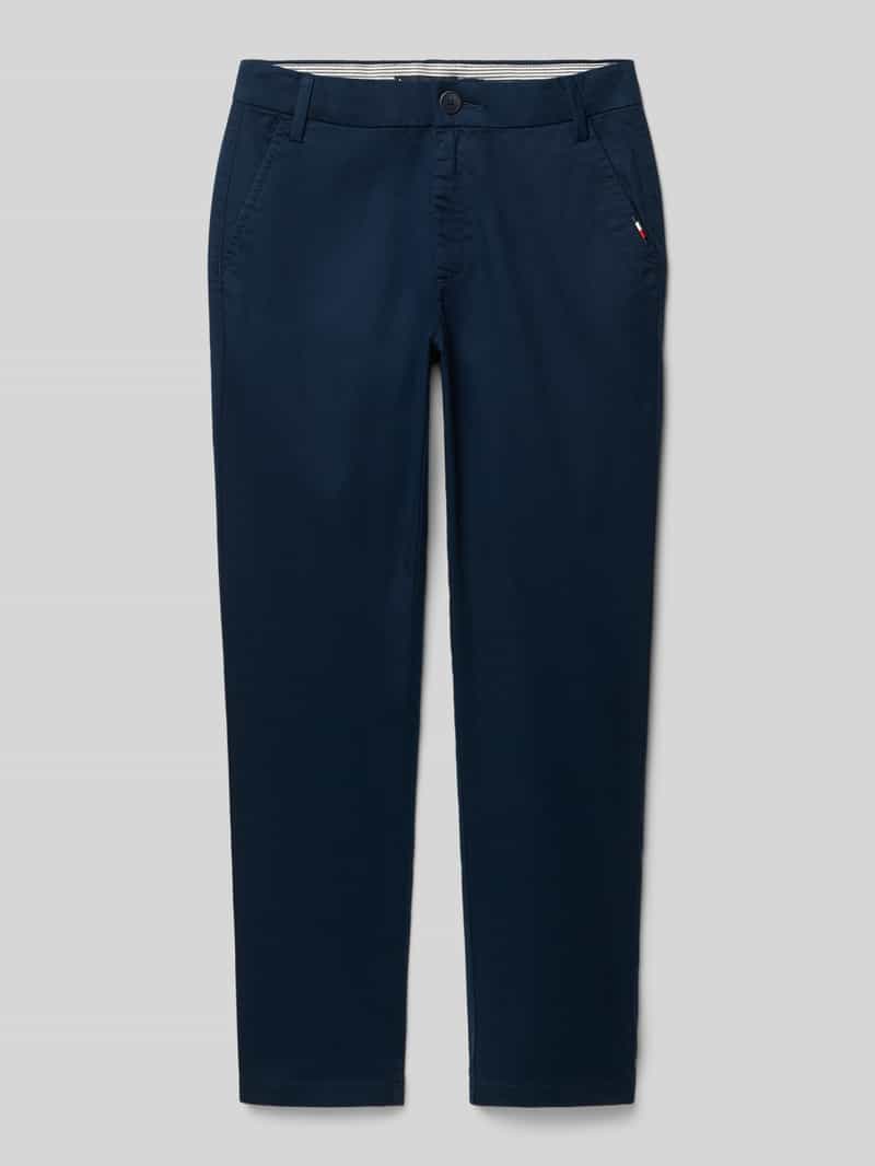 Tommy Hilfiger Teens Slim fit chino van katoenmix