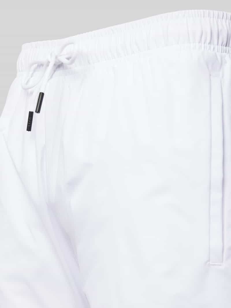 Boss Relaxed fit zwembroek met labelprint model 'Iconic'