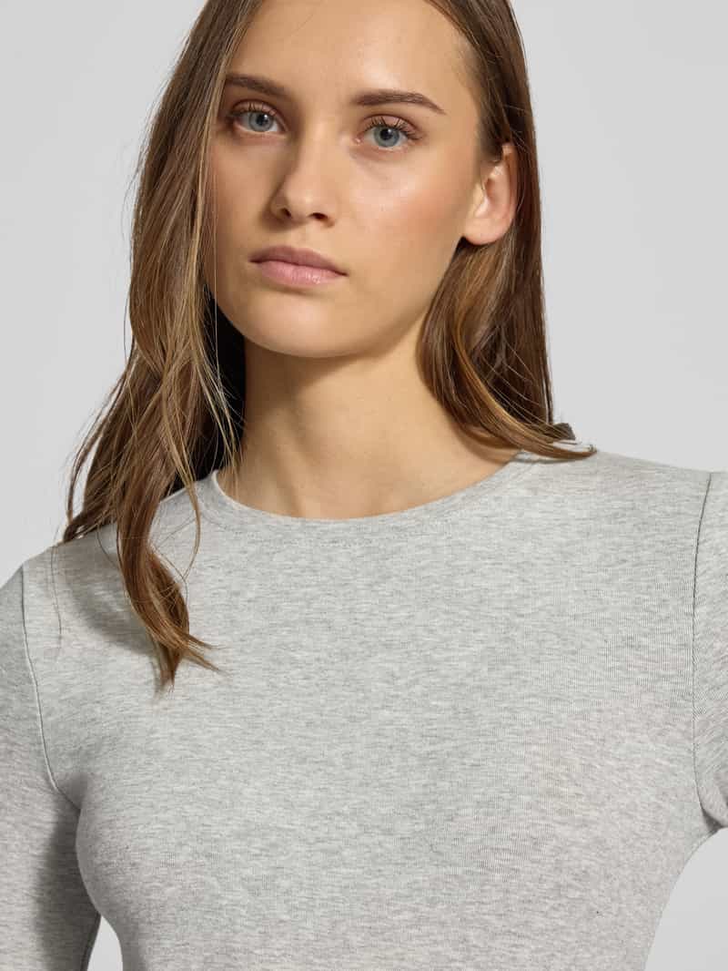 Only Slim fit shirt met lange mouwen van katoenmix model 'RILEY'