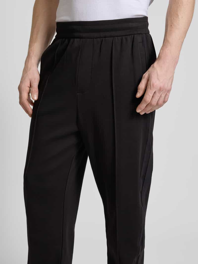 Armani Exchange Regular fit sweatpants met vaste persplooien