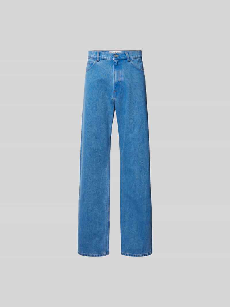 Straight fit jeans van puur katoen