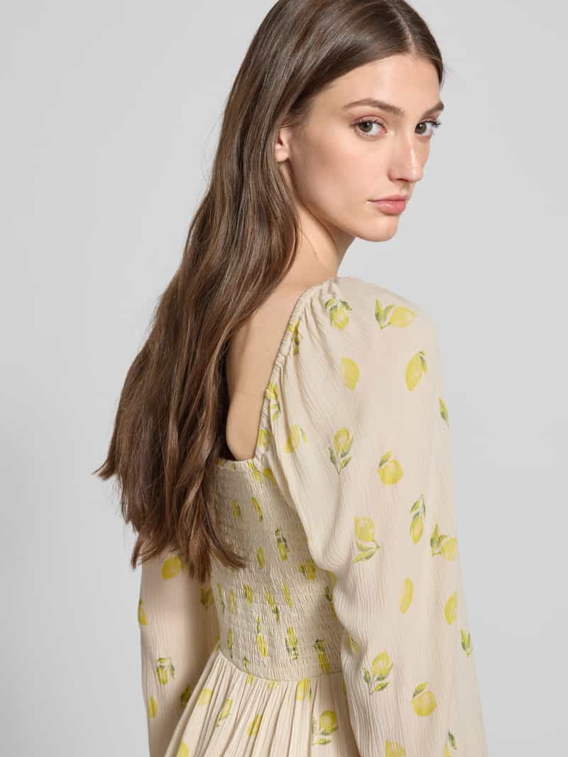 Only Getailleerde mini-jurk van pure viscose model 'LEMONE'