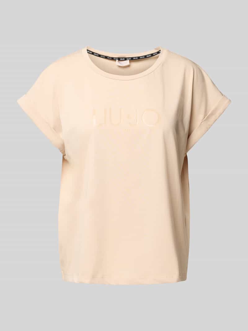 LIU JO SPORT T-shirt met labelprint en ronde hals