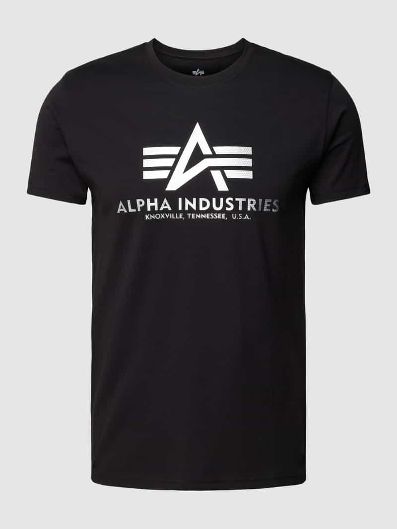 alpha industries T-shirt met labelprint