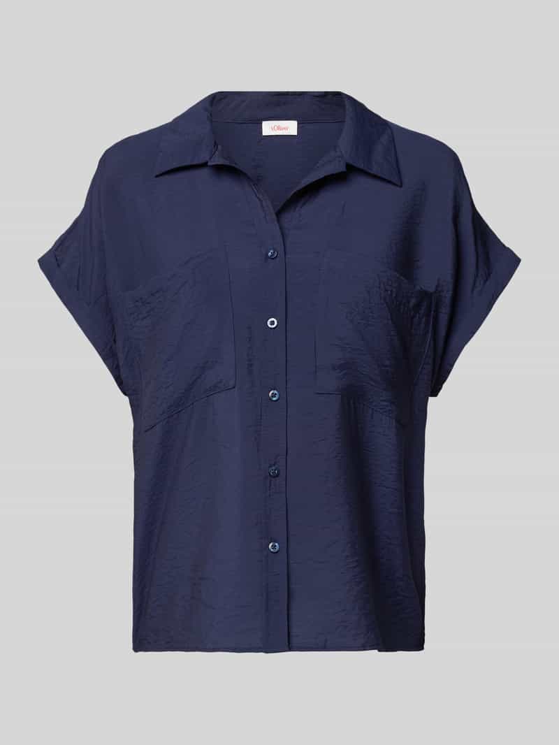 s.Oliver RED LABEL Blouseshirt met borstzakken