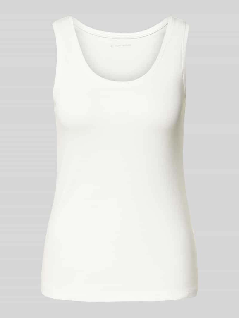 Tom Tailor Regular fit tanktop van katoenmix
