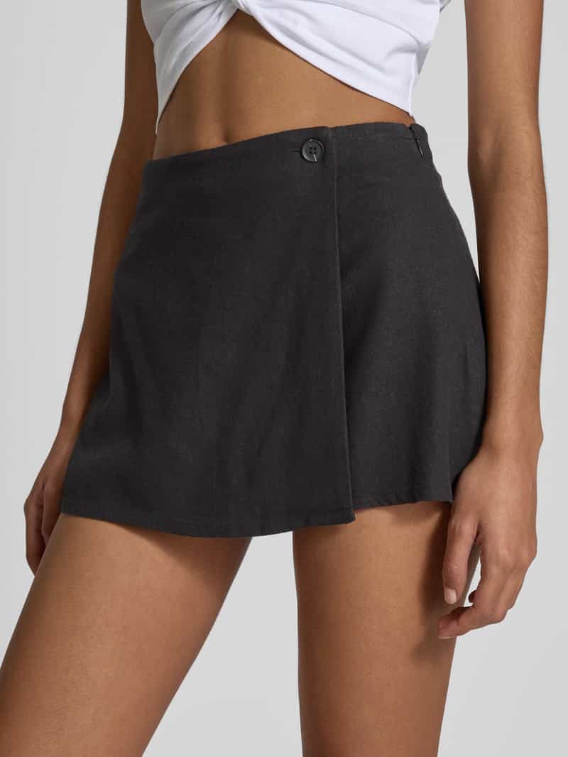 Only Korte regular fit rok met elastische band model 'CARO'