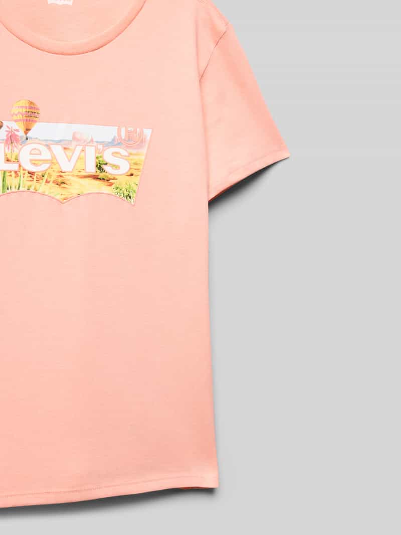 Levi s Kids T-shirt met labelprint