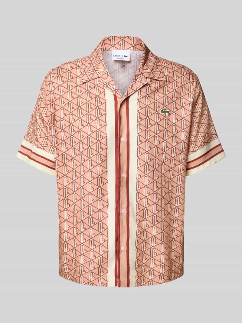 Lacoste Vrijetijdsoverhemd met labeldetail