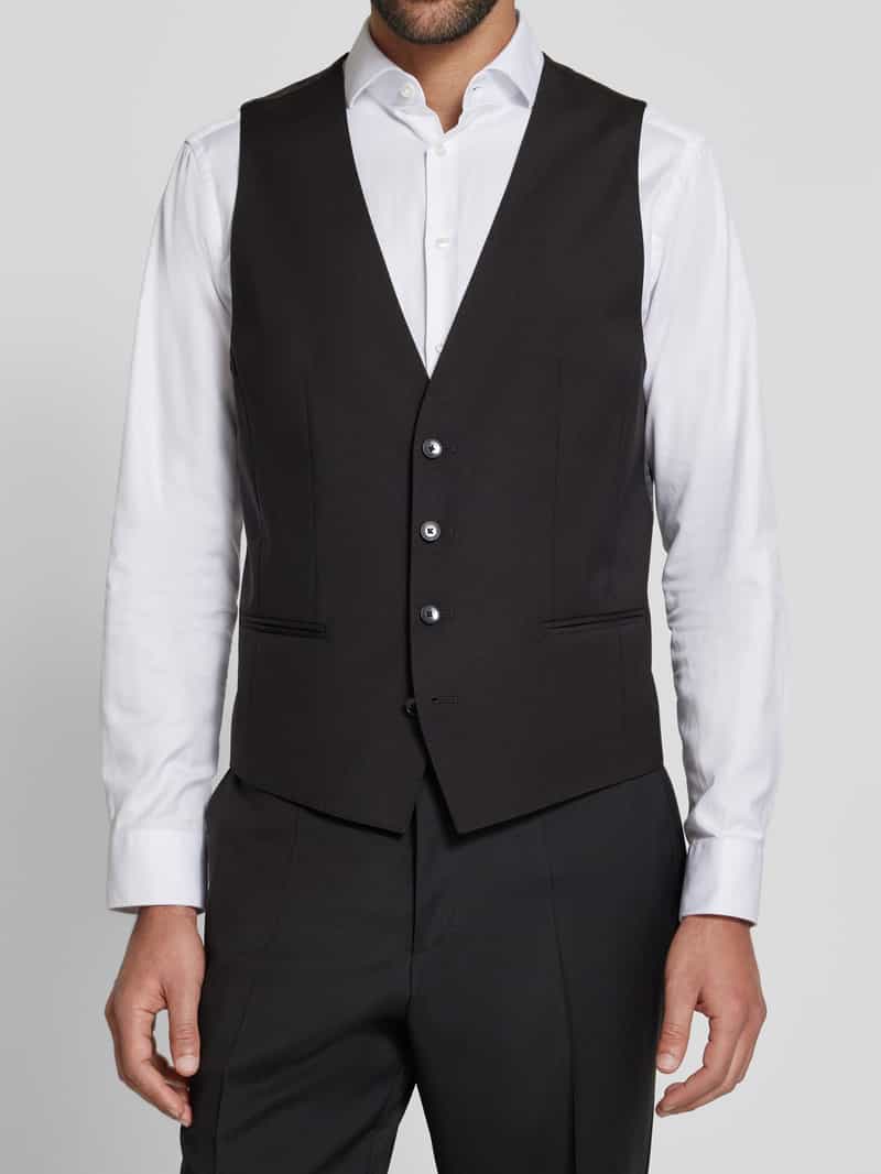 Boss Gilet met knoopsluiting