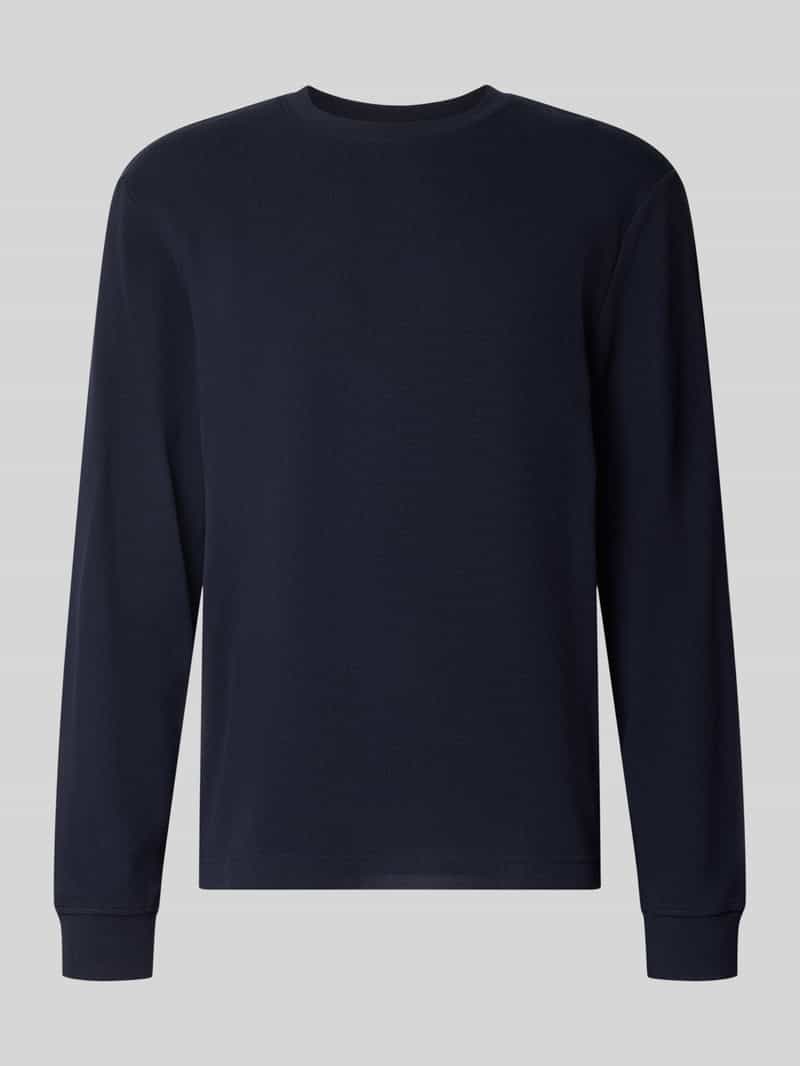 Boss regular fit shirt met lange mouwen van katoenmix model 'WE-TEMPEST' donkerblauw, foto 7