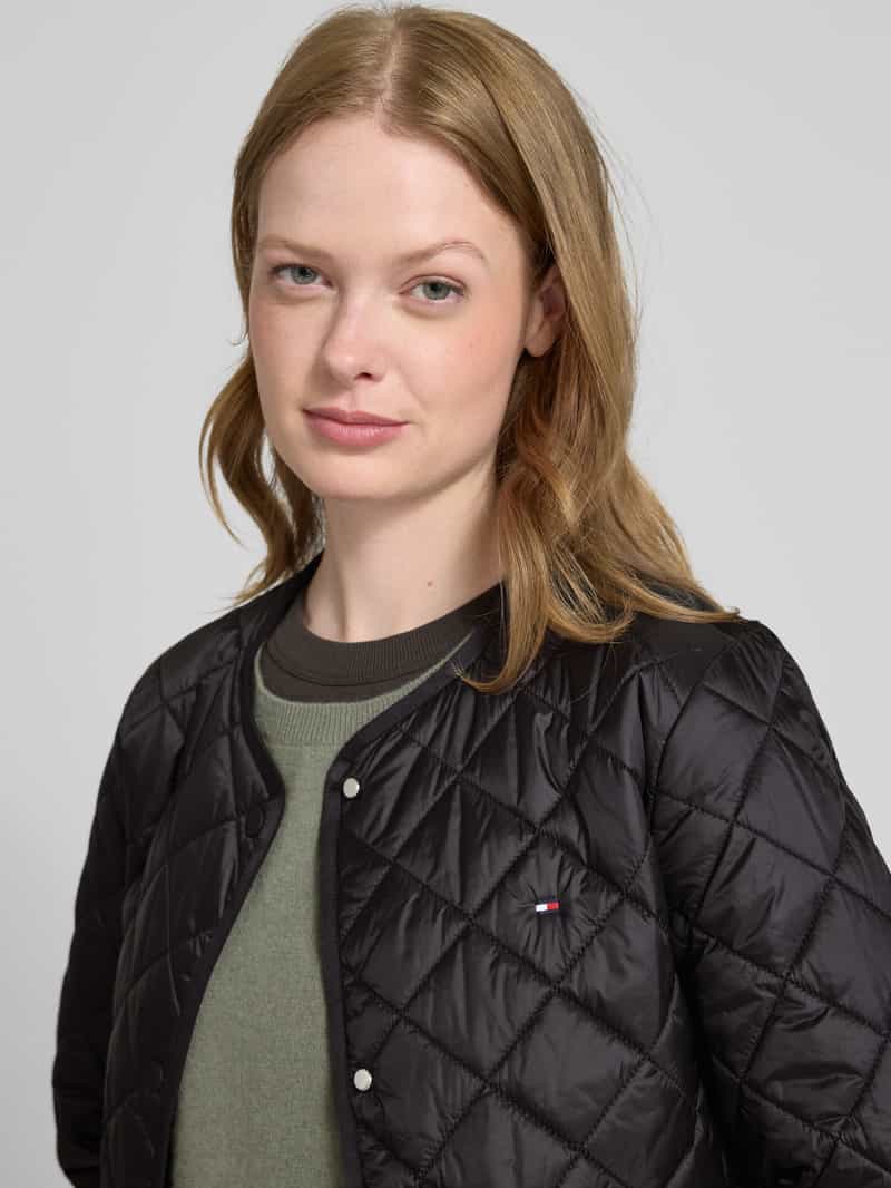 Tommy Hilfiger Regular fit gewatteerd jack met opgestikte steekzakken