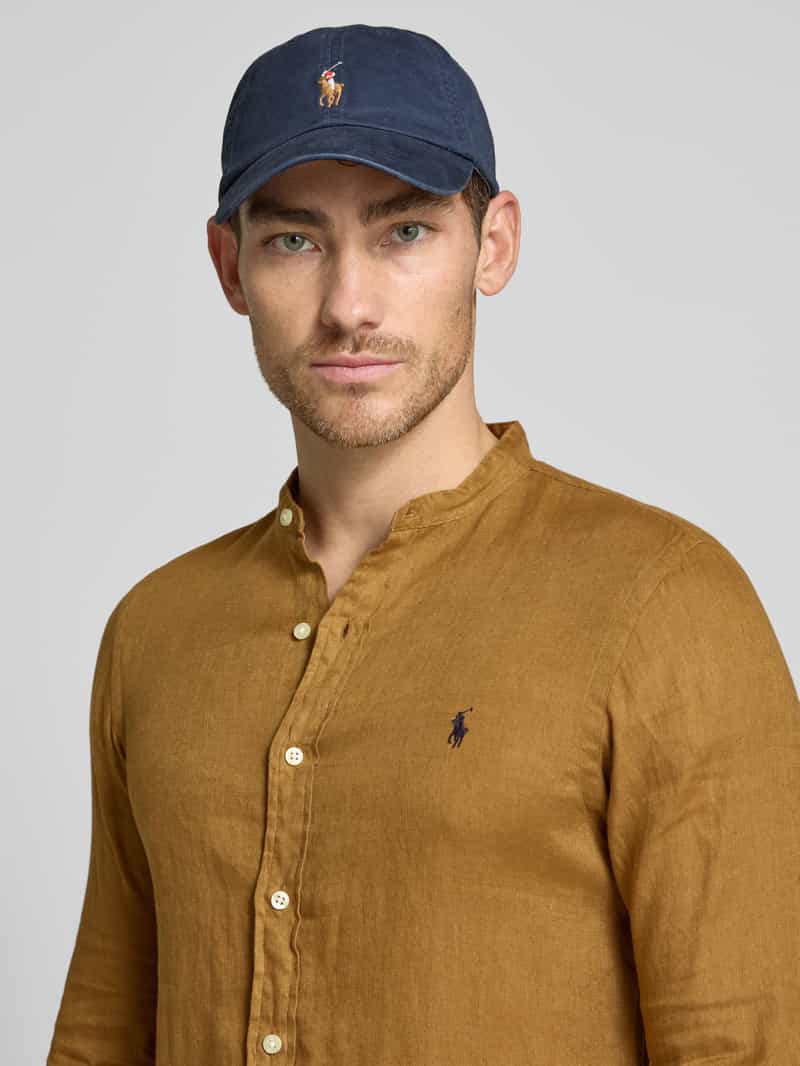 Polo Ralph Lauren Slim fit linnen overhemd met opstaande kraag