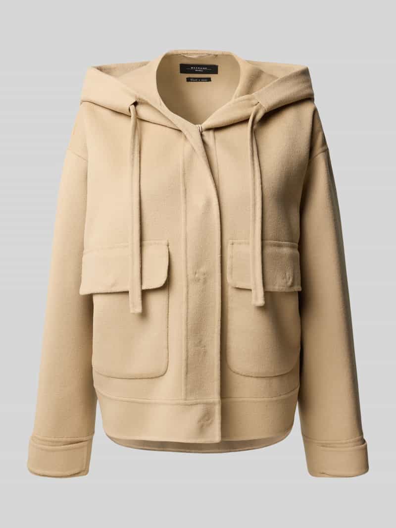 Weekend Max Mara Regular fit jack met capuchon van wolmix model 'GARY'