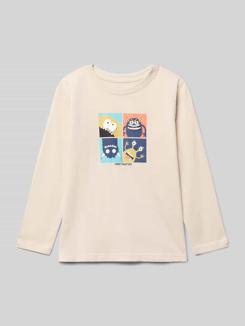 BLUE SEVEN Shirt met lange mouwen en motiefprint