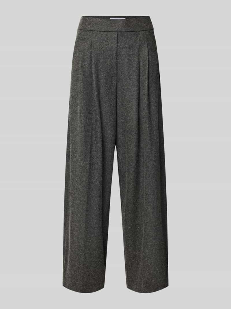 Raffaello Rossi Wide Leg Weite Hose mit Woll-Anteil Modell 'MAYLA 6/8' in Dunkelgrau, Größe 46 211499946