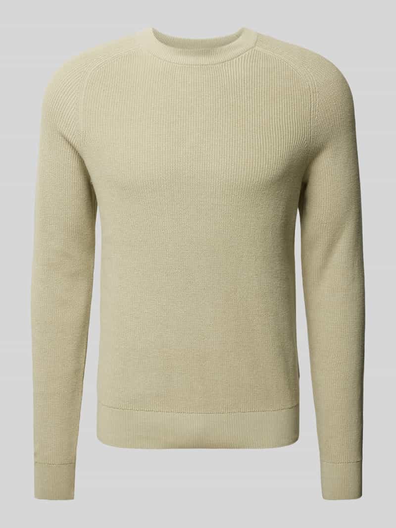 casual friday Gebreide pullover met ronde hals model 'OLIVER'
