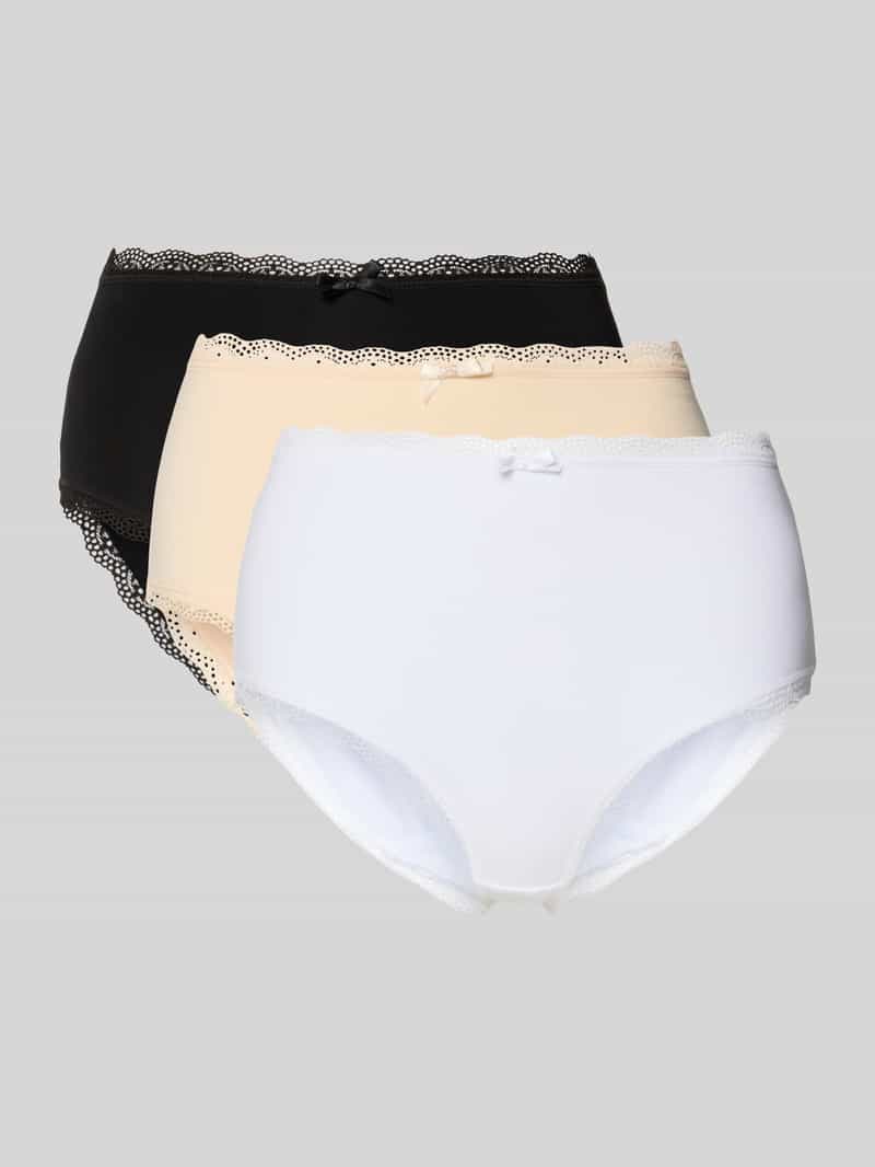 Slip van katoenmix in set van 3 model 'ESSENTIAL'