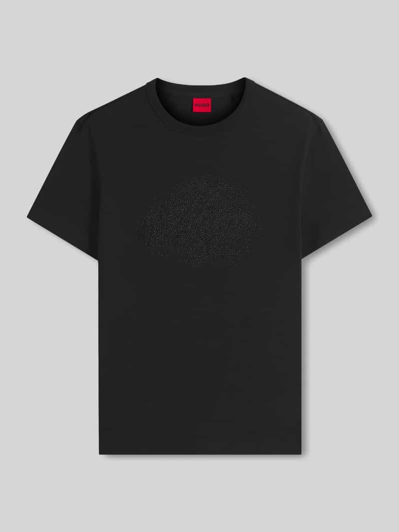HUGO Regular fit t-shirt met ronde hals model 'Damacia_10'