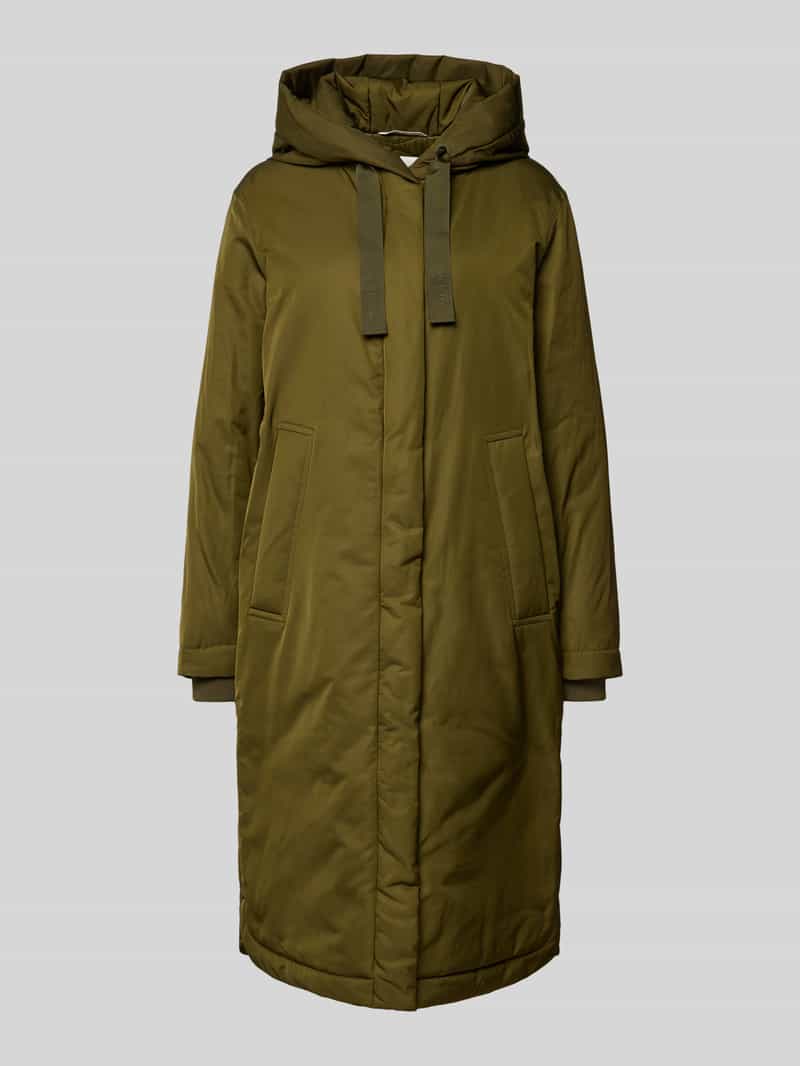 Marc O'Polo Regular fit lange parka met capuchon