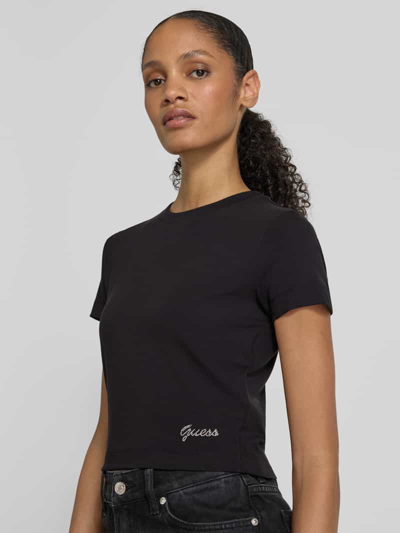 Guess T-shirt met labeldetail