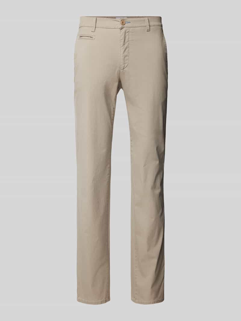 BRAX Regular fit chino met paspelzak model 'FABIO'