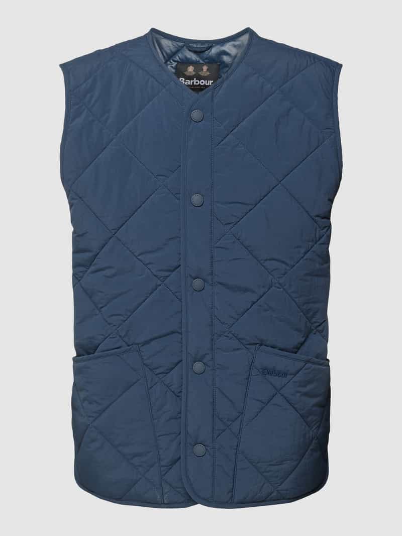 Barbour Bodywarmer met labelstitching model 'BRENT LIDDESDALE'